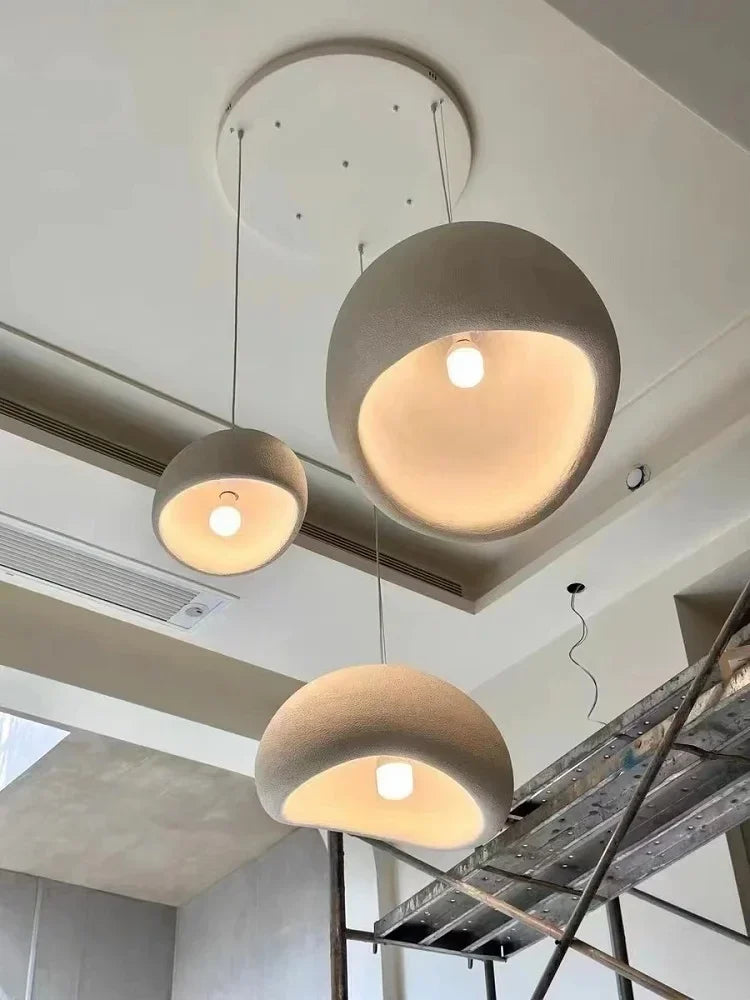 Japanese Wabi Sabi LED Pendant Lights Nordic Modern Ceiling Chandelier Dining Living Room Bedroom Home Decor Loft Hanging Lamps