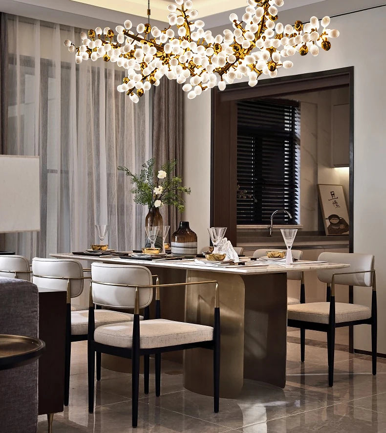 Modern Luxury Hanging Chandelier For Loft Dining Room Kitchen Bar Living Room Long Chandeliers For Dining Table Pendant Lights
