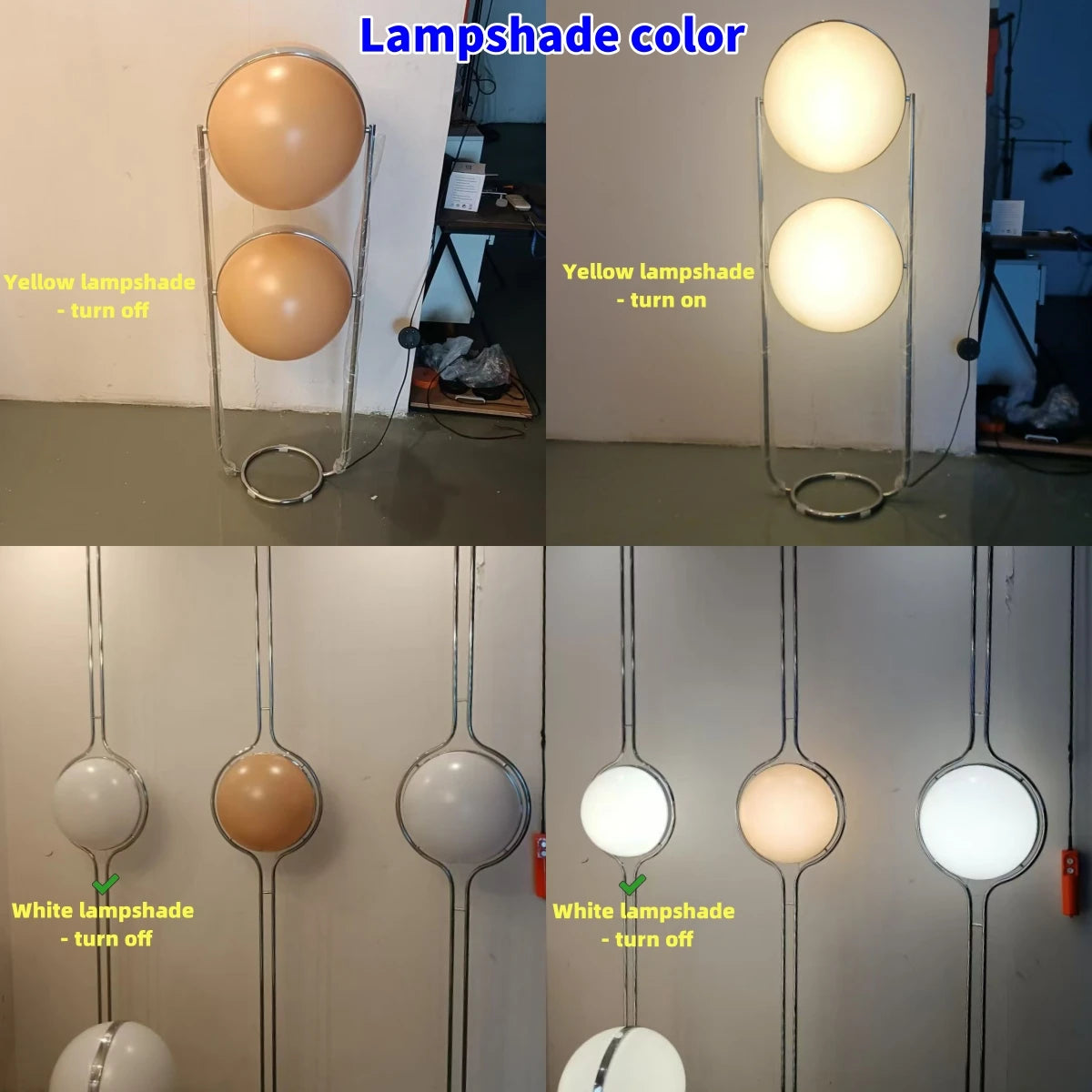 Garrault Delord Floor Lamp Chrome Metal White Acrylic Ball Floor Light Living Room Hotel Room Sofa Decoration Lamp