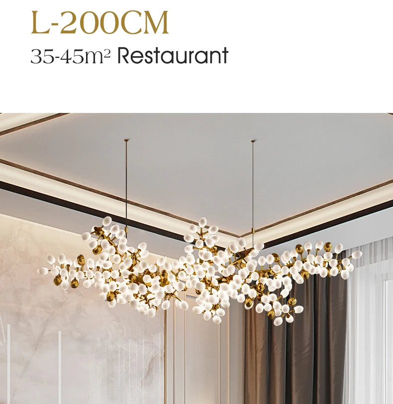 Modern Luxury Hanging Chandelier For Loft Dining Room Kitchen Bar Living Room Long Chandeliers For Dining Table Pendant Lights