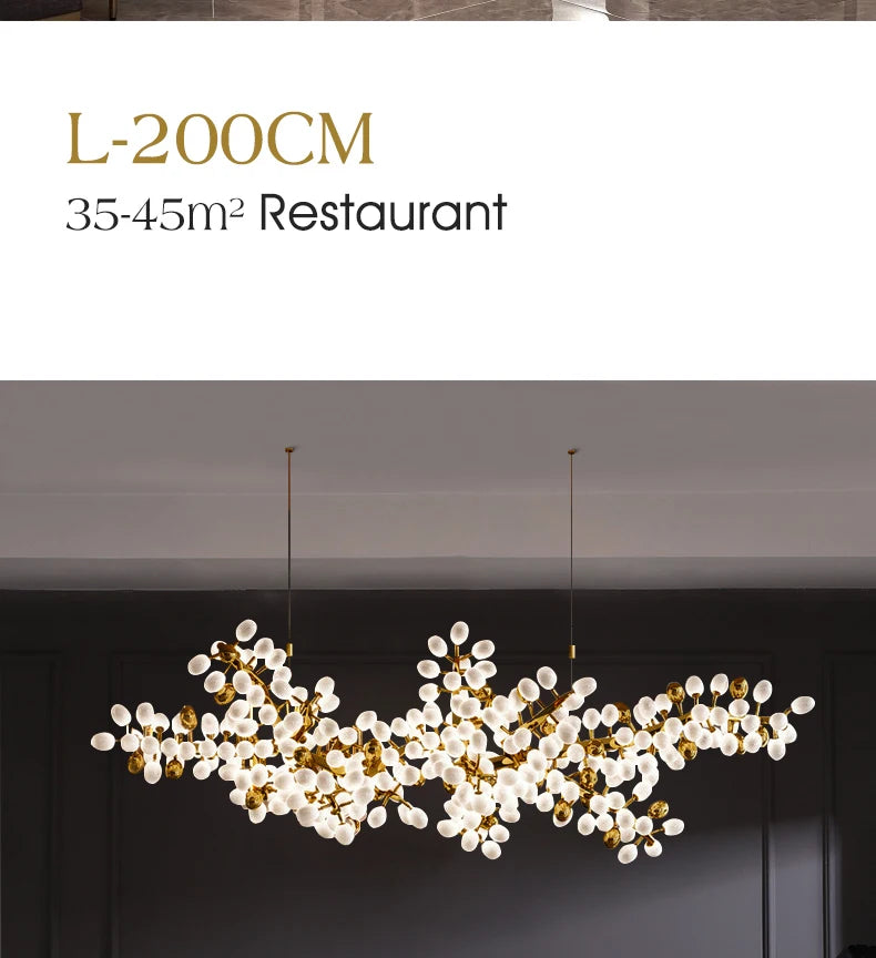 Modern Luxury Hanging Chandelier For Loft Dining Room Kitchen Bar Living Room Long Chandeliers For Dining Table Pendant Lights