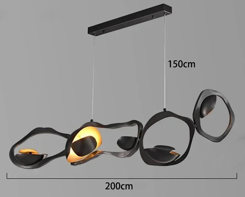 2025Nordic Minimalist LED Pendant Lights for Living Dining Room Kitchen Food Tables Designer Chandelier Home Decor Light Fixture