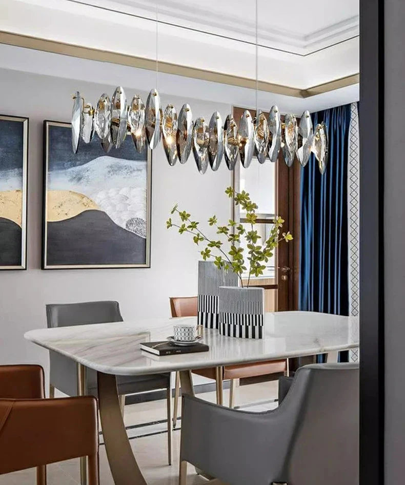 Home Decoration Pendant Lights Luxury Crystal Living room Chandelier Dining room Pendant lamp Ceiling Light indoor Lighting