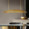 American style minimalist gold foil restaurant pendant light creative senior designer front desk tea room sailboat island light